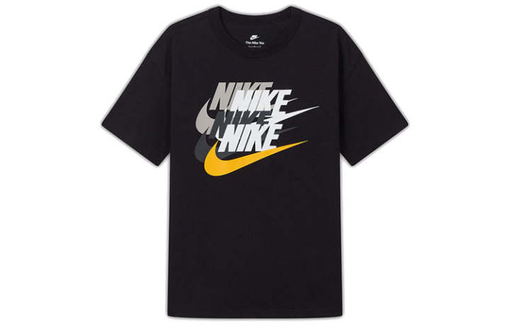 Nike Nike T Shirts Men's Crew Neck Moderate Straight Fit