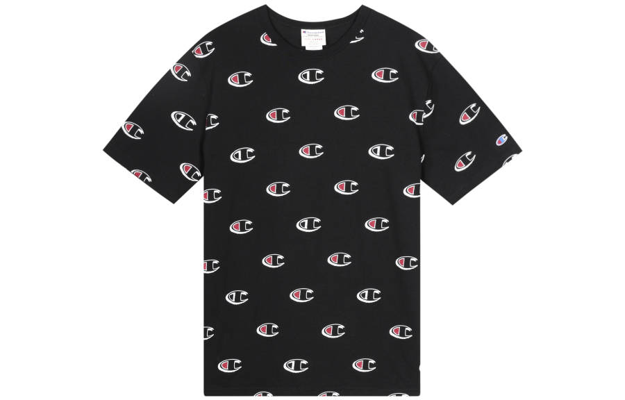 Champion Champion T Shirt US Version Unisex Black