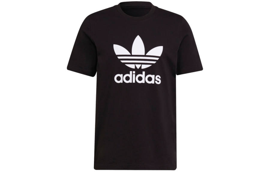 Adidas Originals Trefoil logo-print cotton T-shirt