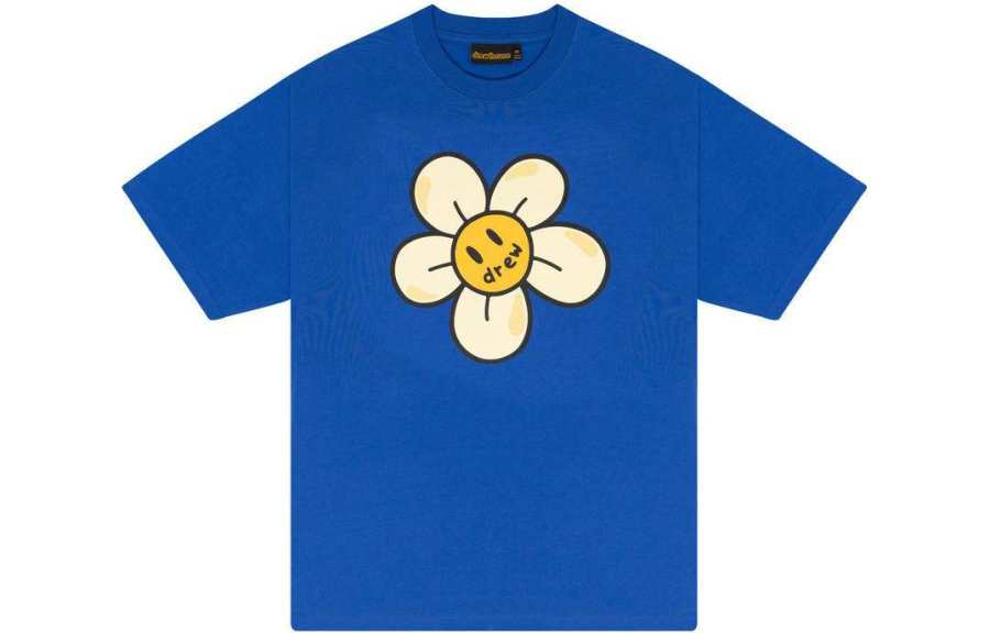 Drew House SS23 T Shirt Unisex Blue
