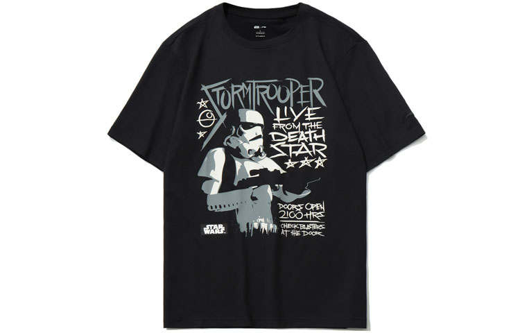 Li-Ning Li Ning x XINGQIUDAZHAN,LIANMINGKUAN T Shirt Men's Black