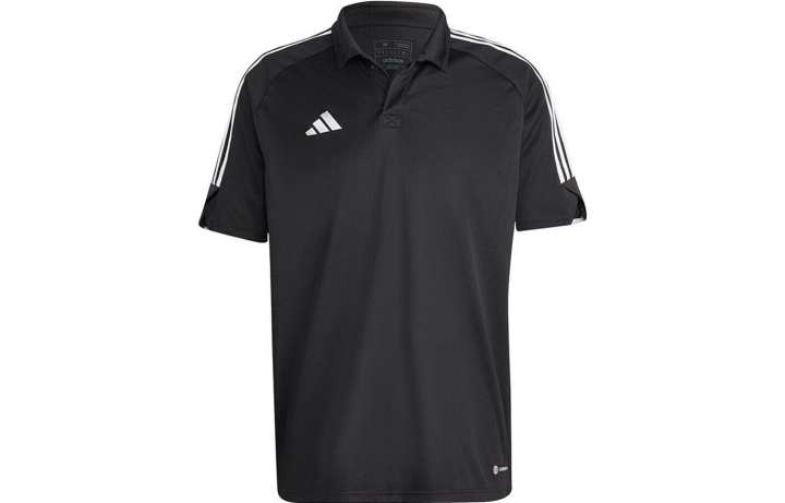 Adidas Adidas T Shirts Men's Black Polo Collar Moderate Straight Fit