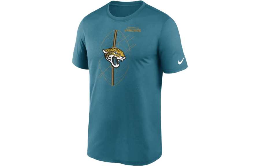 Nike Nike T Shirts Men's Dark Cyan Crew Neck Moderate Straight Fit
