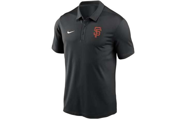 Nike Nike T Shirts Men's Black Polo Collar Moderate Straight Fit
