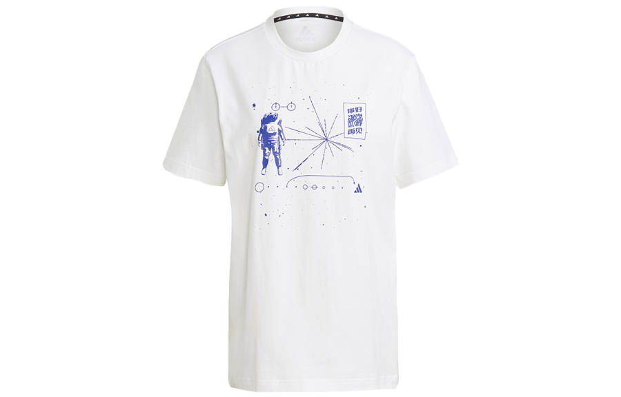 Adidas Adidas Set-in Sleeve T-Shirt Men's White