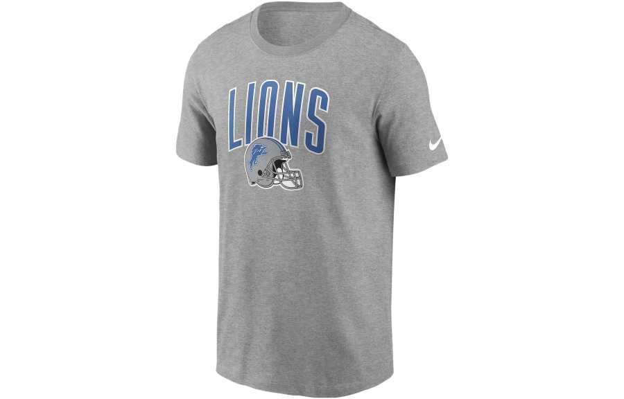 Nike Nike T Shirts Men's Gray Crew Neck Moderate Straight Fit