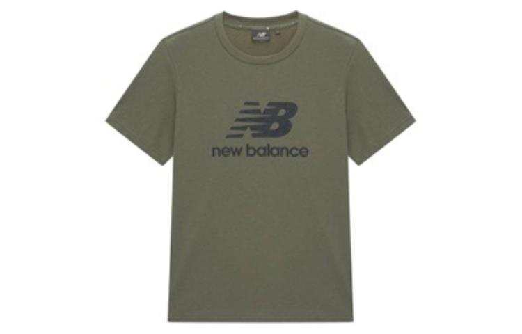 New Balance New Balance T Shirts Unisex Green Crew Neck Moderate Straight Fit