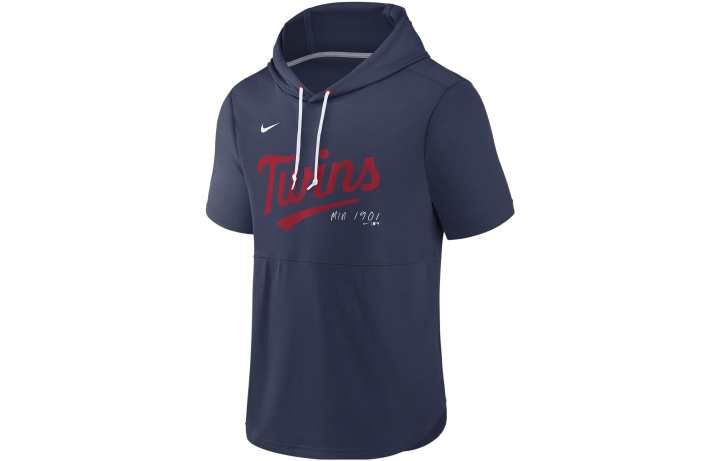 Nike Nike T Shirts Men's Blue Hooded Moderate Other