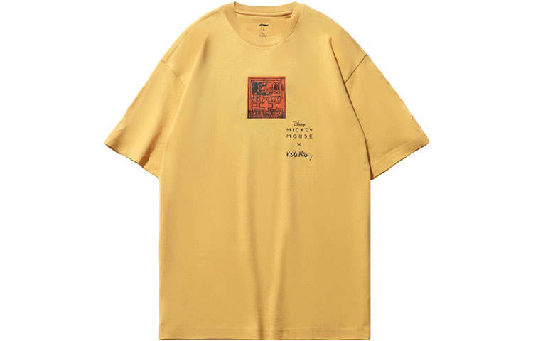 Li-Ning Li Ning x Disney Sports Fashion Collection T Shirt Men's Light Ochre Yellow