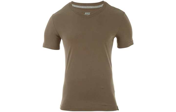Nike Nike T Shirts Men's Umber V Neck Thin Straight Fit