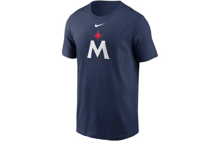 Nike Nike T Shirts Men's Blue Crew Neck Moderate Other
