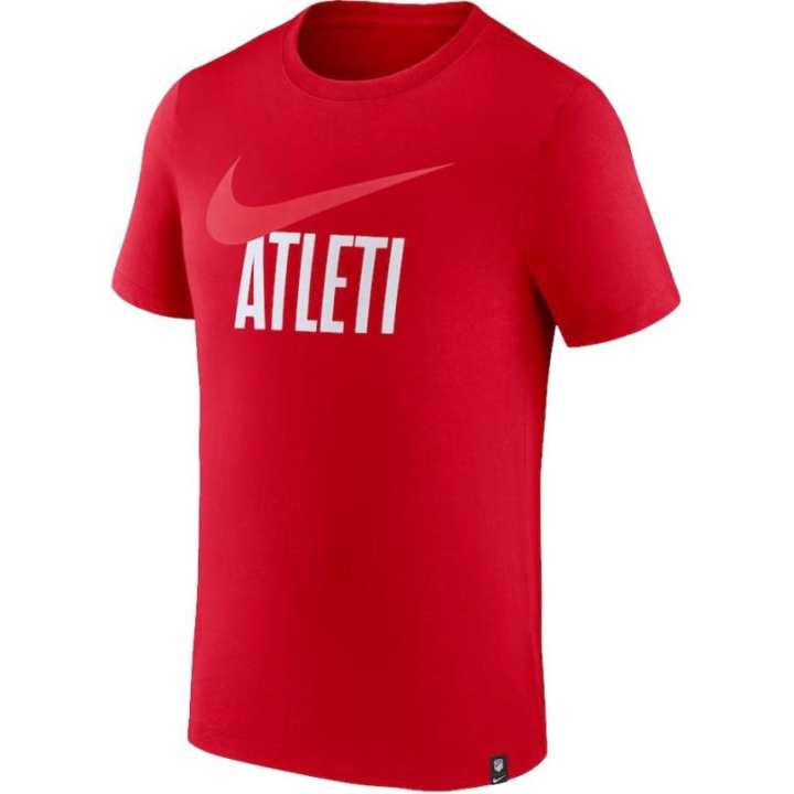 Nike Nike T Shirts Men's Red Crew Neck Moderate Straight Fit