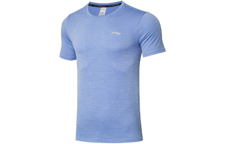 Li-Ning Li Ning Running Collection T Shirts Men's Crew Neck Moderate Straight Fit