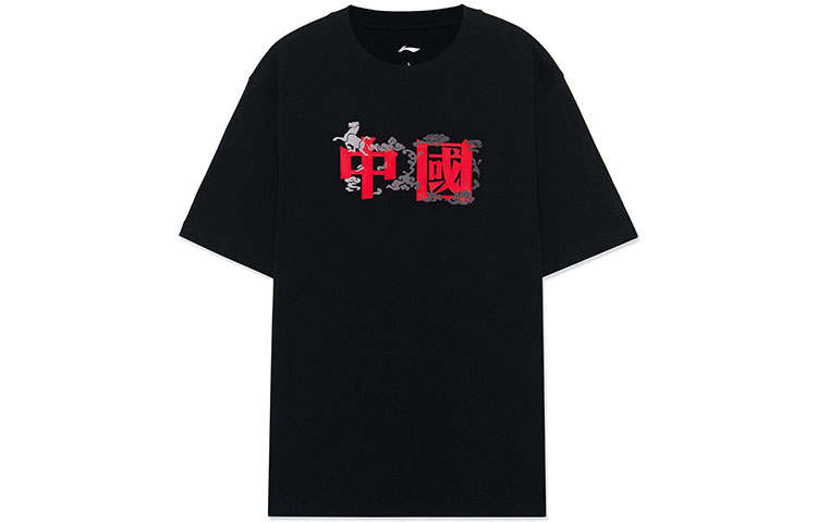 Li-Ning Li Ning Sports Trendy Collection T Shirt Men's Black