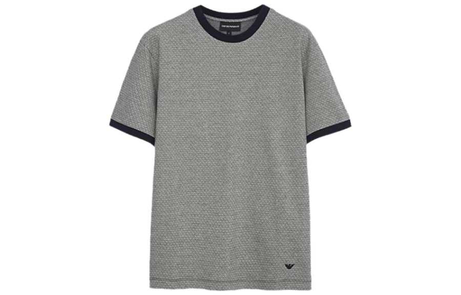 EMPORIO ARMANI T Shirts Men's Dark Gray Crew Neck Moderate