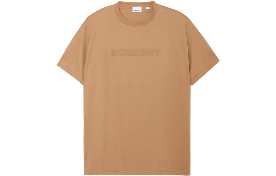 Burberry Logo Print Cotton Oversized T shirt