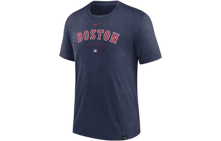 Nike Nike T Shirts Men's Navy Blue Crew Neck Moderate Straight Fit