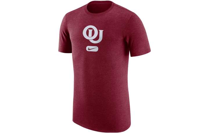 Nike Nike T Shirts Men's Dark Red Crew Neck Moderate Straight Fit