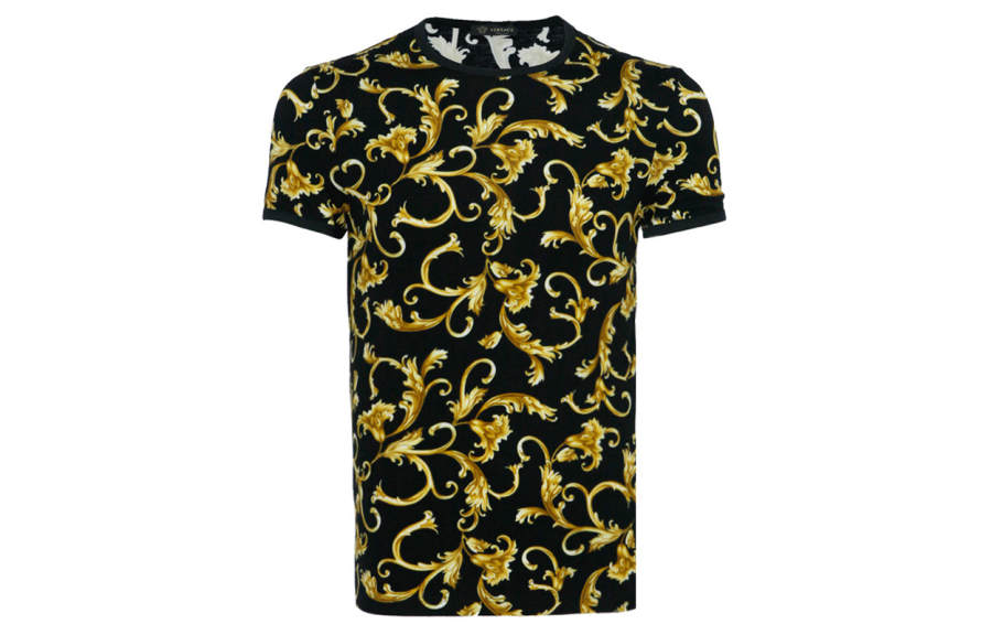 VERSACE VERSACE T Shirts Men's Print Moderate Straight Fit
