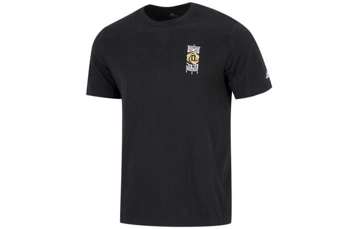 Adidas Adidas T Shirts Men's Black Crew Neck Moderate Straight Fit