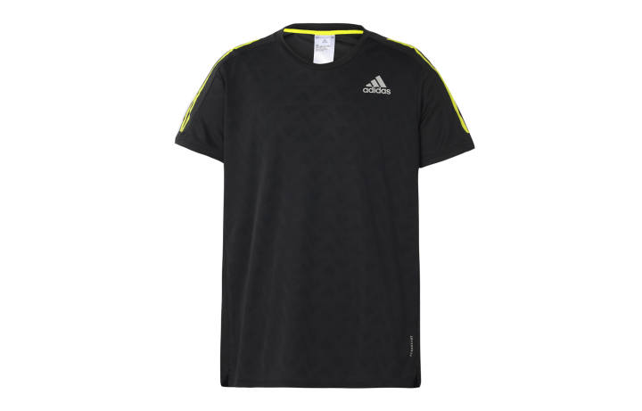 Adidas Adidas T Shirts Men's Black Crew Neck Moderate Straight Fit