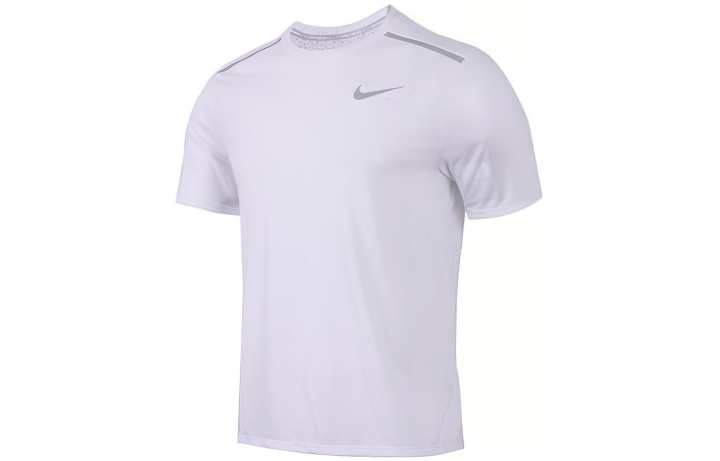 Nike Nike T Shirts Men's White Crew Neck Moderate Straight Fit
