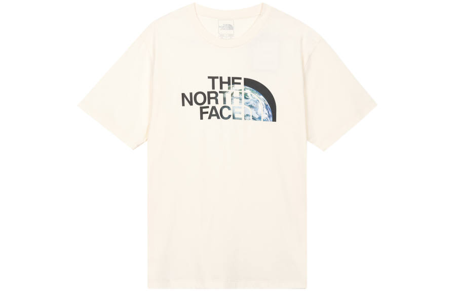 THE NORTH FACE Earth Printing SS22 Set in Sleeve T Shirt Men's White