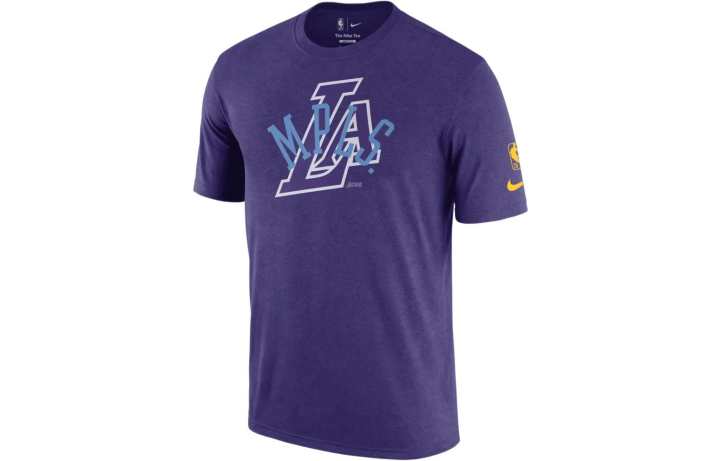 Nike Nike T Shirt Lakers Team Men's Purple Garden
