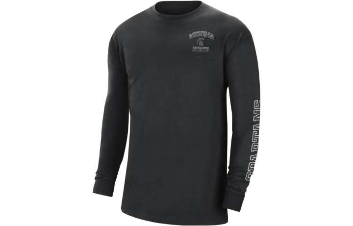 Nike Nike T Shirts Men's Black Crew Neck Moderate Straight Fit