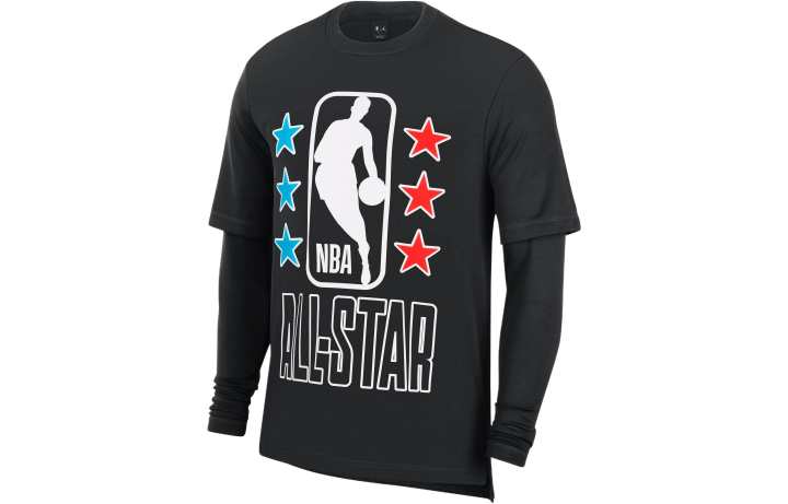 Nike Nike T Shirts Men's Black Crew Neck Moderate Straight Fit