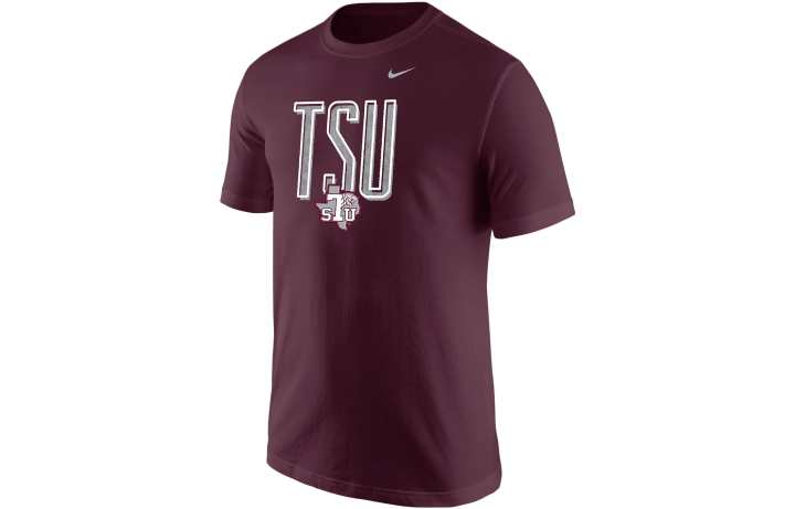 Nike Nike T Shirts Men's Umber Crew Neck Moderate Straight Fit