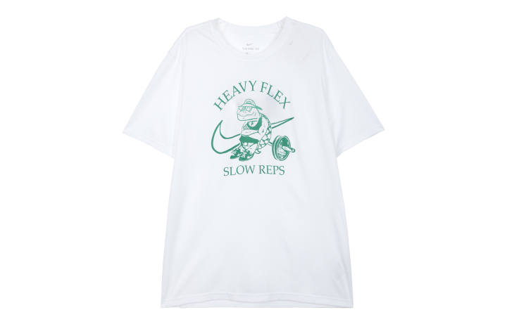 Nike Nike T Shirts Men's White Crew Neck Moderate Straight Fit