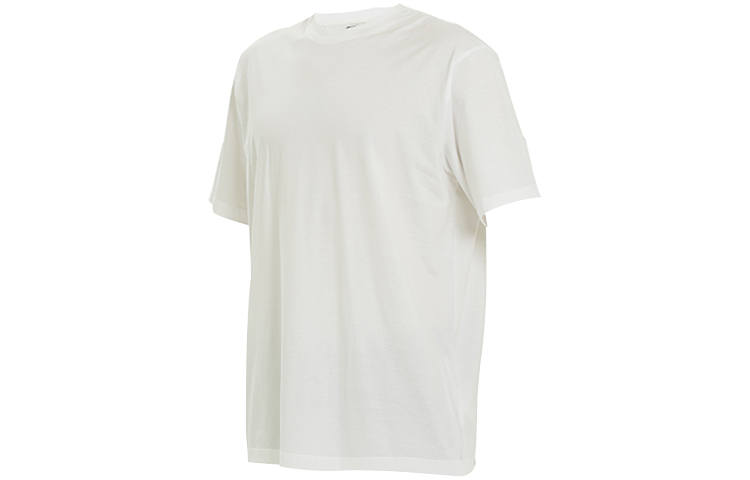 Y-3 Y 3 T Shirts Men's White Crew Neck Moderate Straight Fit