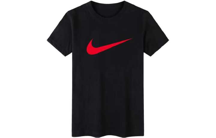 Nike Nike T Shirts Men's Black Crew Neck Moderate
