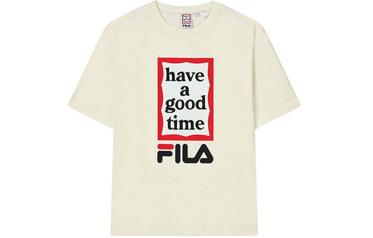 FILA x Have A Good Time T Shirt Unisex Cheese White