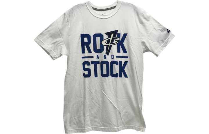 Nike Nike T Shirts Men's White Crew Neck Moderate Straight Fit