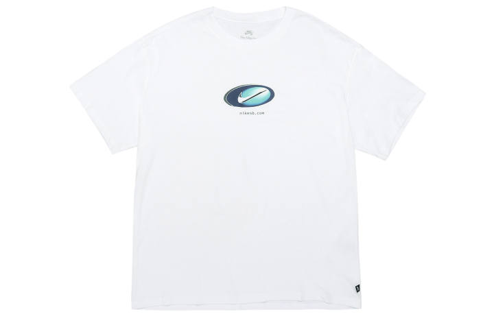 Nike Nike Drop Shoulder Sleeve T-Shirt Men's White