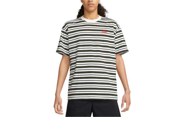Nike Nike T Shirts Men's Sail White Crew Neck Moderate Straight Fit