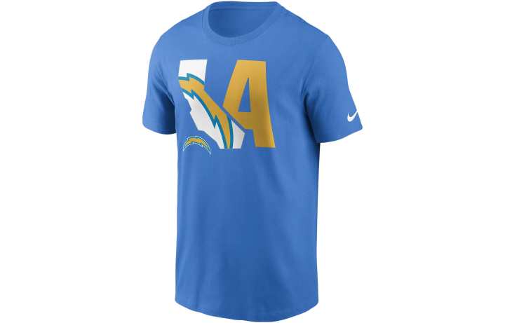 Nike Nike T Shirts Men's Blue Crew Neck Moderate