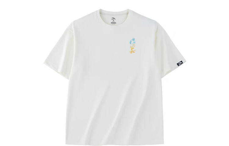Anta Life Collection T Shirt Unisex Vanilla White