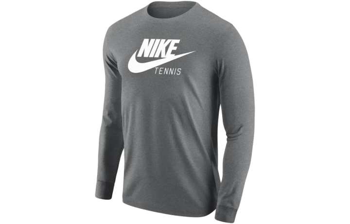 Nike Nike T Shirts Men's Dark Gray Crew Neck Moderate Straight Fit