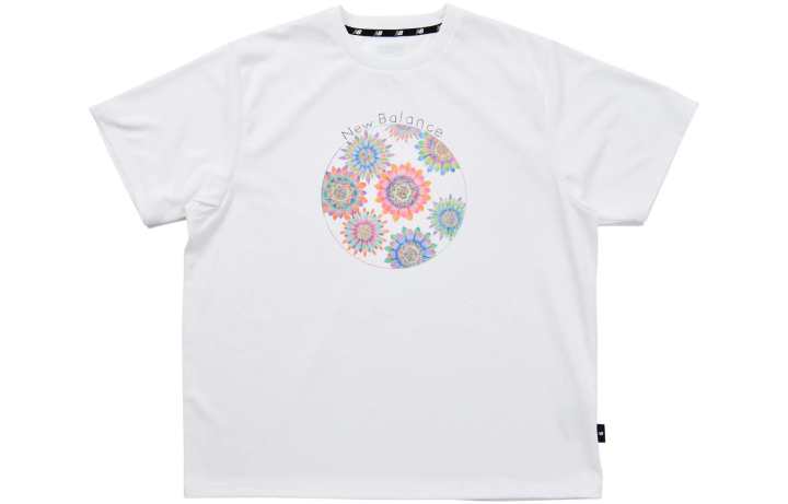New Balance New Balance 9BOX T Shirts Men's White Crew Neck Moderate