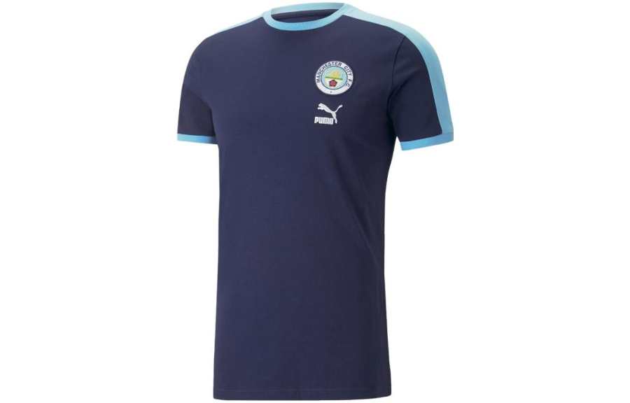 PUMA MCFC CNY T Shirt Men's Marine Blue