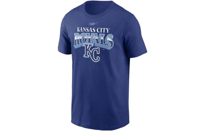 Nike Nike T Shirts Men's Blue Crew Neck Moderate Straight Fit