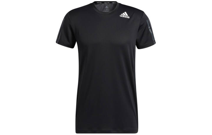 Adidas Adidas T Shirts Men's Black Crew Neck Moderate Straight Fit