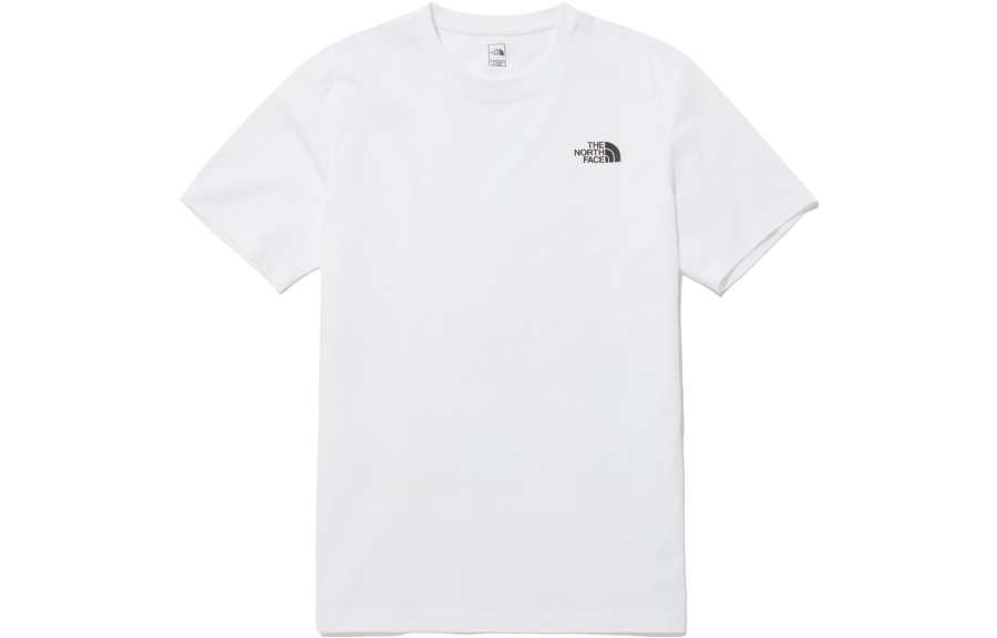 THE NORTH FACE T Shirts Unisex White Crew Neck Moderate Straight Fit