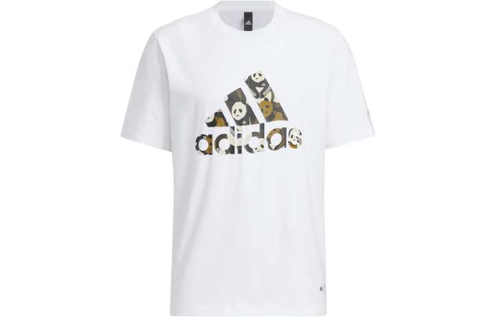 Adidas Adidas Set in Sleeve T Shirt Unisex White