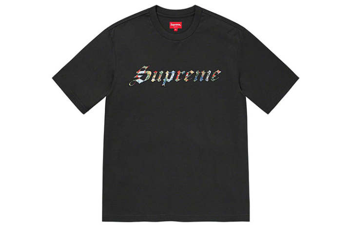 Supreme Supreme Floral Appliqué Short Sleeve Top
