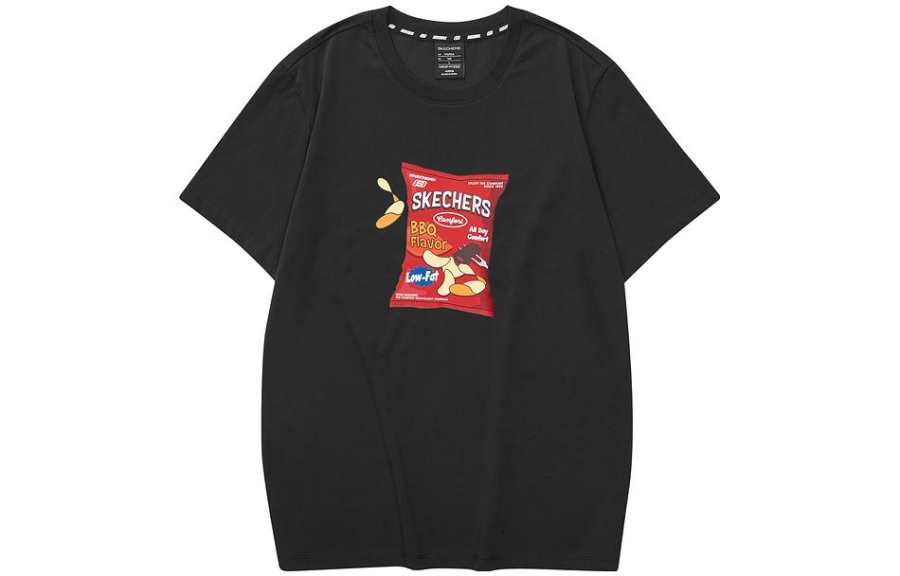 Skechers T Shirts Unisex Crew Neck Moderate Straight Fit
