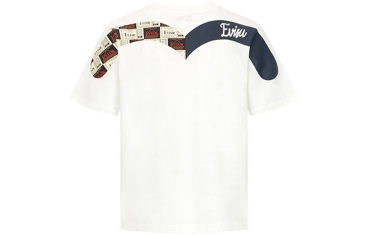 EVISU T Shirts Men's Crew Neck Moderate Straight Fit